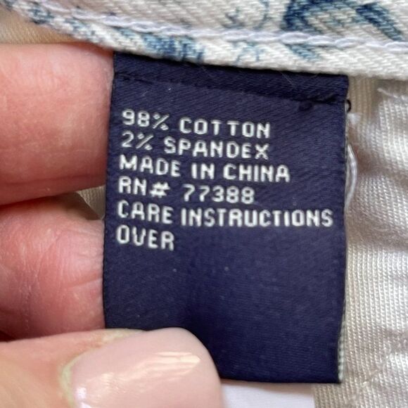 Madewell Skinny Ankle Floral Jeans, Size 26 - Picture 8 of 12